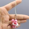 kawaii Hello Kitty Toy Pendant Cute Cat Phone Case Decorative Necklace Pendant Kawaii Women Accessories Festival Gifts