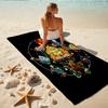 1Pc Dungeons Dragons Fantasy Beach Towel, Quick Dry, Multi-Use for Beach Pool Gym Yoga Home Travel, Christmas, Halloween, Xmas Gift M928487