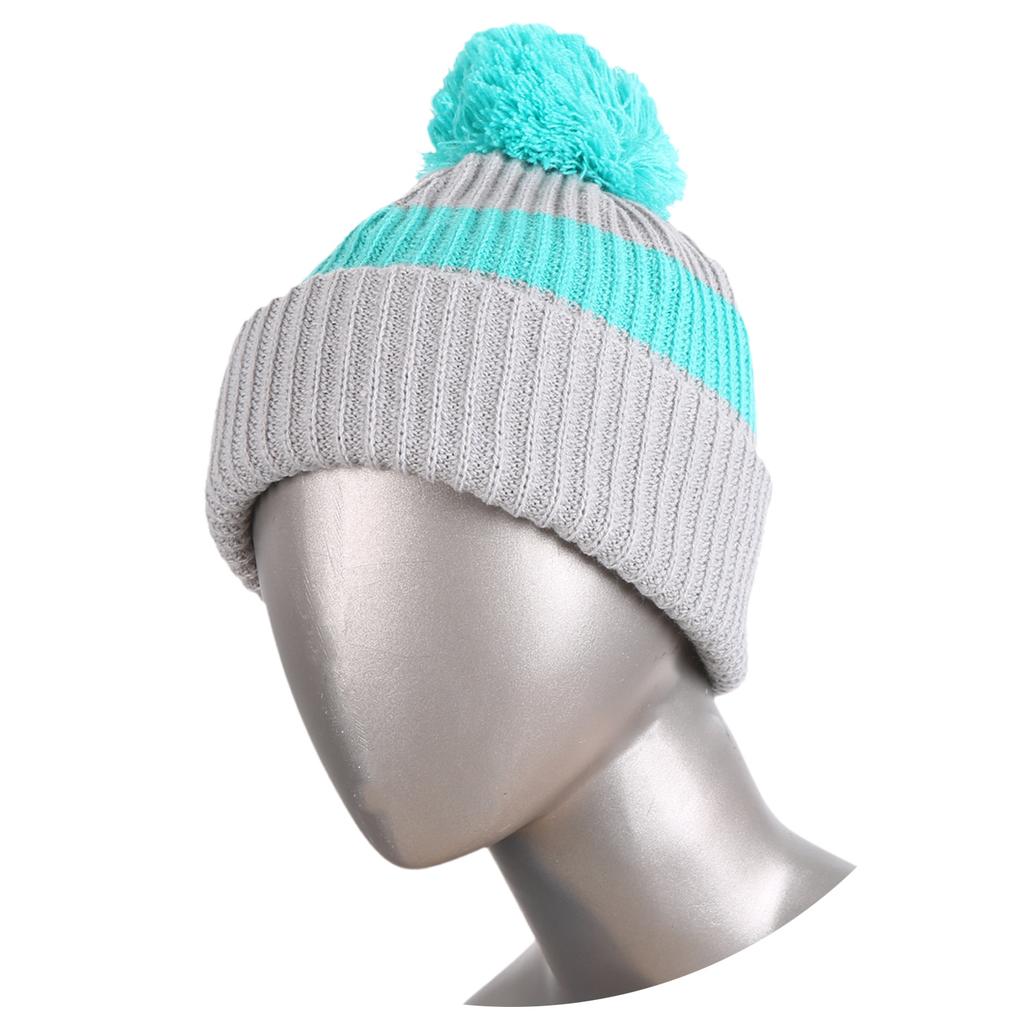 Yobseu Missle Logo Beanie. Unisex. Grey Str