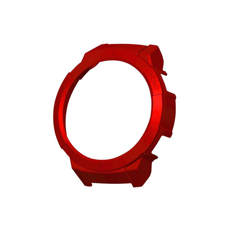 

Полый защитный чехол для ПК для смарт-часов Mibro GS, рамка, жесткая крышка, защитная оболочка, чехол для бампера Mibro GS, аксессуары For Mibro GS красный