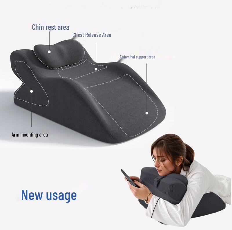 Ergonomic Cross-Border Memory Foam Nap Pillow for Face-Down Sleeping & Phone Use