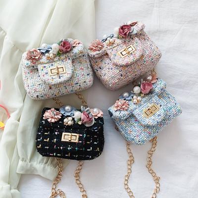 Children's Bag New Cute Girl Three-dimensional Flower Shoulder Bag Small Fragrant Wind Children's Messenger Bag Baby Change Bag