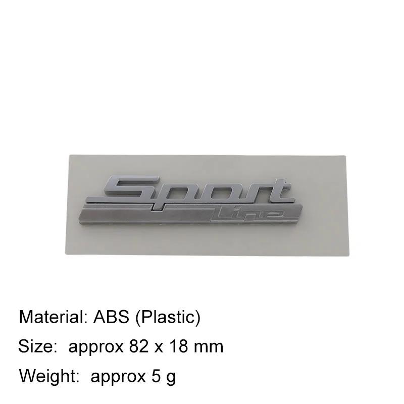 AAYT1 For 520d F30 F10 G30 G20 E46 E39 F11 F32 3D Premium LUXURY LINE SPORT LINE Sticker Car Fender Trunk Tail Rear Decal Emblem Badge