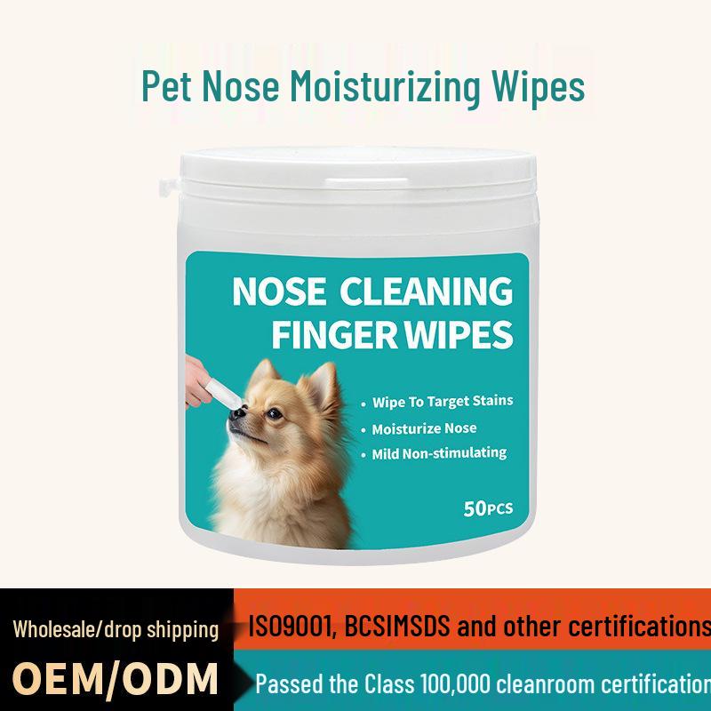 

Увлажняющие салфетки для носа и лап питомцев - Успокаивающий уход для собак и кошек