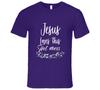 Jesus Loves This Hot Mess Christian Premium Gift T Shirt