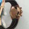 Black 39mm Stainless Steel Watch Case Strap Suitable for 29.5mm Dial Can Be Equipped with VK63A Movement Sapphire Mirror 5ATM 7