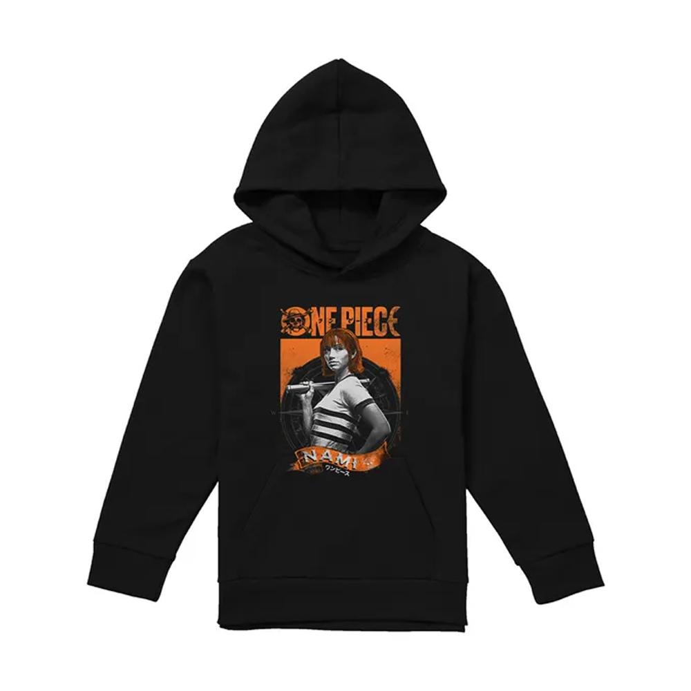 One Piece Live Action Childrens/Kids Nami Portrait Hoodie