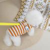 Pet Cat and Puppy Clothes Chihuahua Pomeranian Bichon Teddy Traction Spring and Autumn Rope Colorful Dog Head Logo Vest