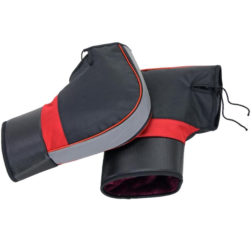 Motorcycle Handlebar Gloves Muff for Cold Weather Riding Mittens Windproof E-Bike Handguards Hand Protectors Covers 2pcs