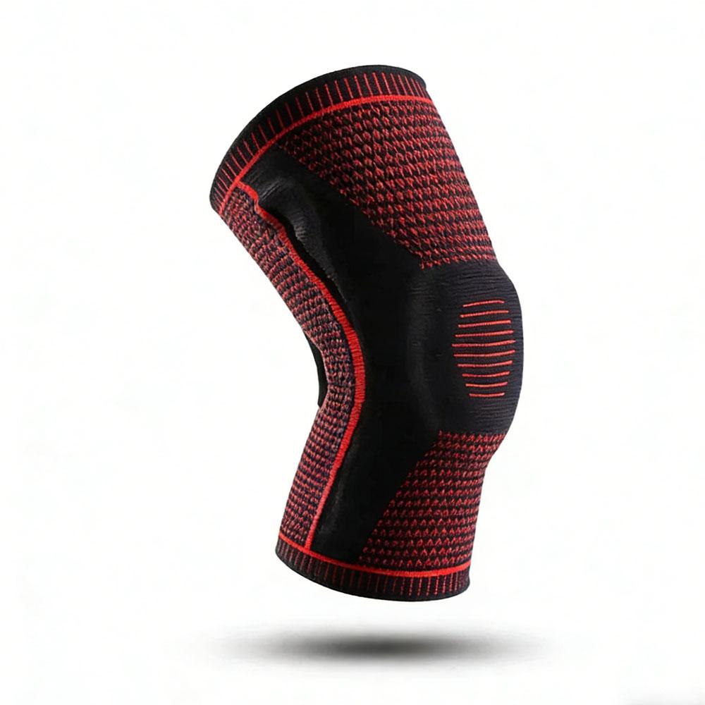 

1PC Knee Pads Strap Patella Medial Support Meniscus Silicone Compression Protection Sport Knee Braces Basketball Running M красный