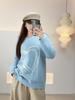 Shuangtian Winter Plus Size Women's Heart Pattern Knit Sweater