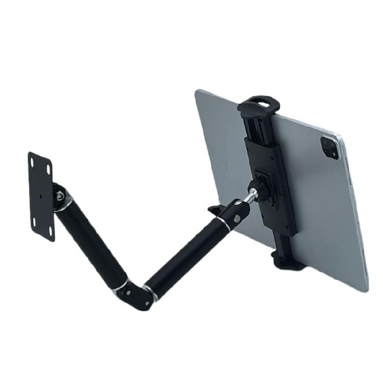 Flexible Wall Mounted Tablet Support, Aluminum Alloy Structure for Wide Ranges of Tablets from 4 to 13 Inches