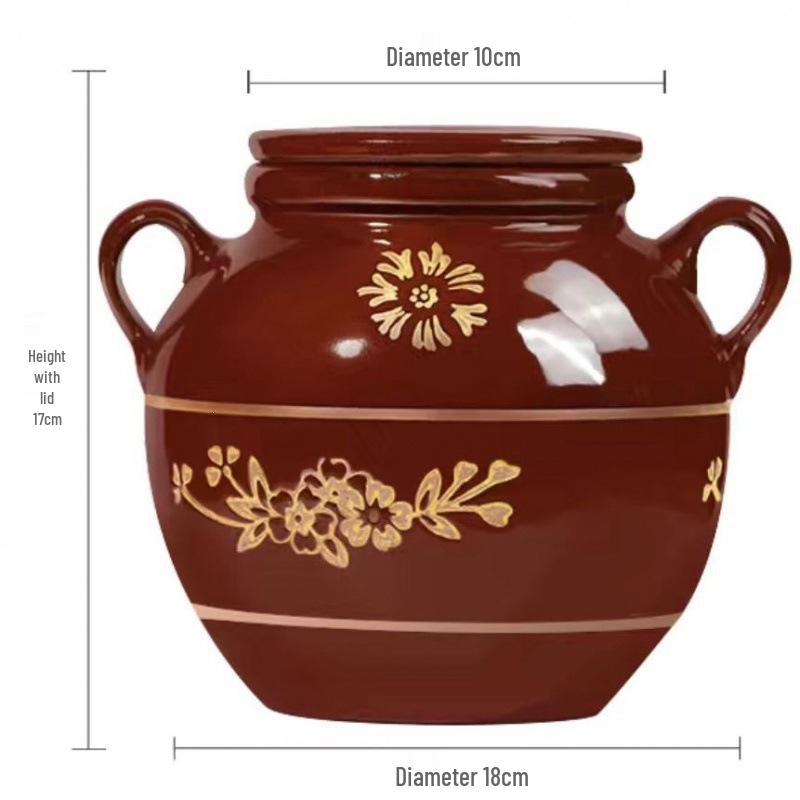 Large Capacity Ceramic Kitchen Oil Jar