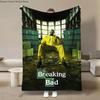 8 Size Breaking-Bad TV Show Series Flannel Blanket Home Sofa Lunch Break Blankets Children Student Blankets Nap Cover Kid Gift