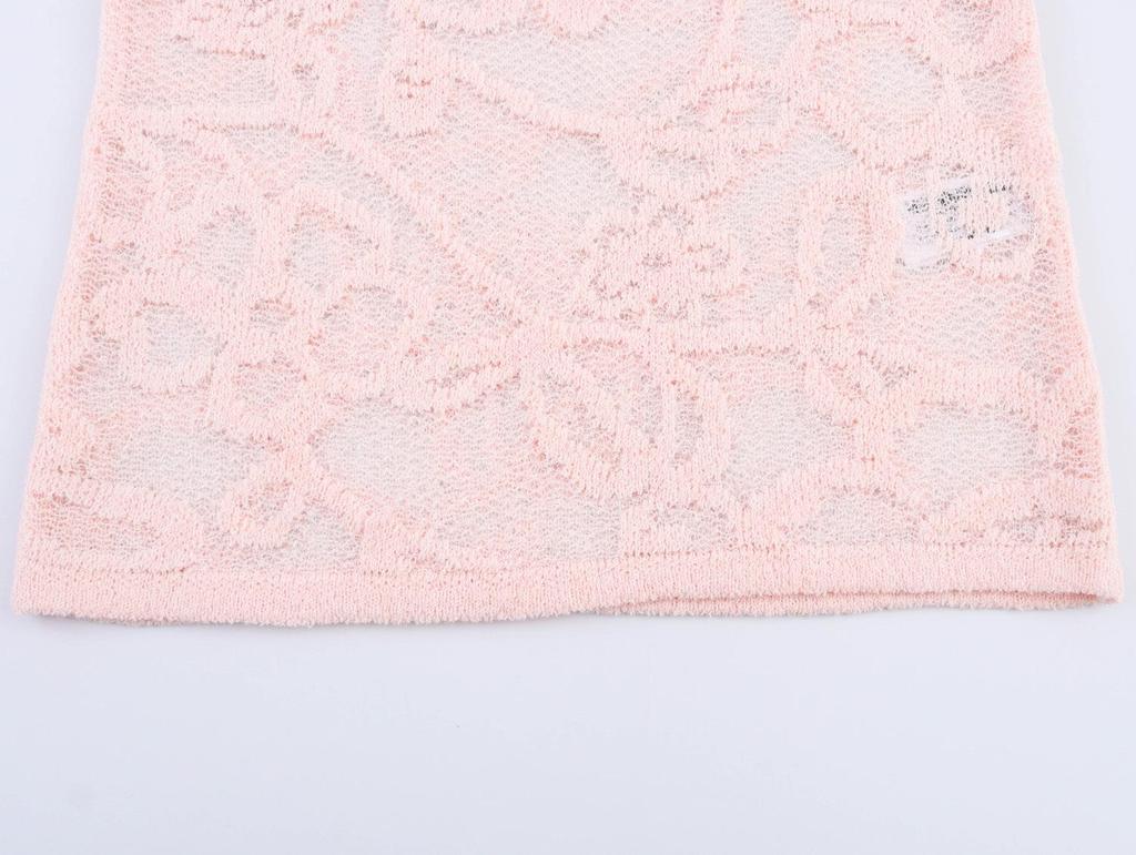 Women's 2025 Spring Floral Knit Top - European & American Style