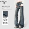 Borui Women's Retro Flared Jeans
