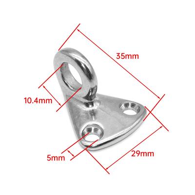 2/4/6/8Pcs Stainless Steel Boat Fender Hook With Closed Eye Fending Hooks Rope Traction Fender Hook Sailing Yacht Accessories