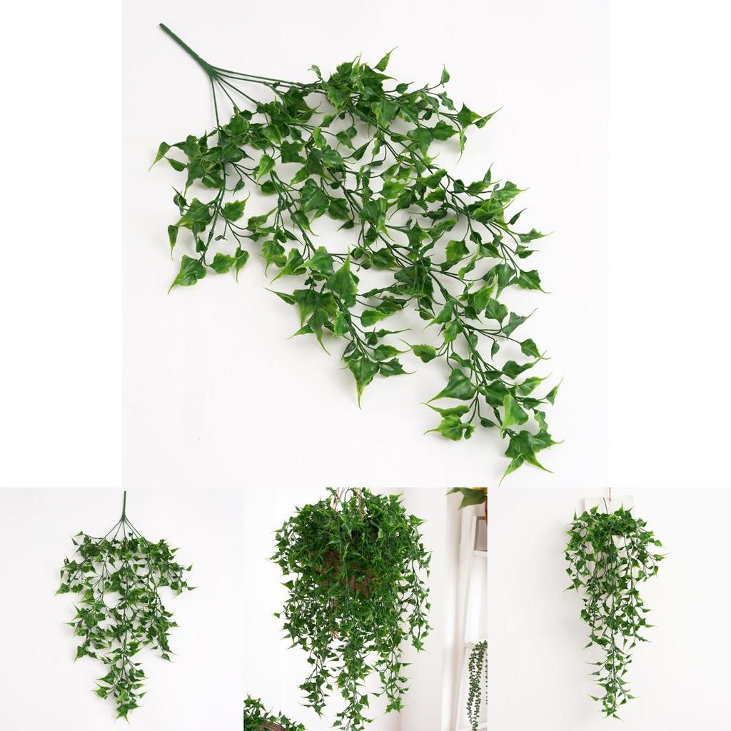 Hedera Nepalensis Artificial Plant Wall Hanging With Plastic Leaves For Home Decor