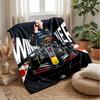 Max Verstappen Flanell Fleece Decke Gemütlich Warm Überwurfdecke für Sofa Bett Reise Ganzjahresgebrauch