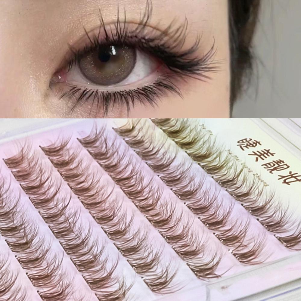 Natural Look Glue-free False Eyelashes Single Cluster Segmented Eyelashes  DIY Eyelash Extension