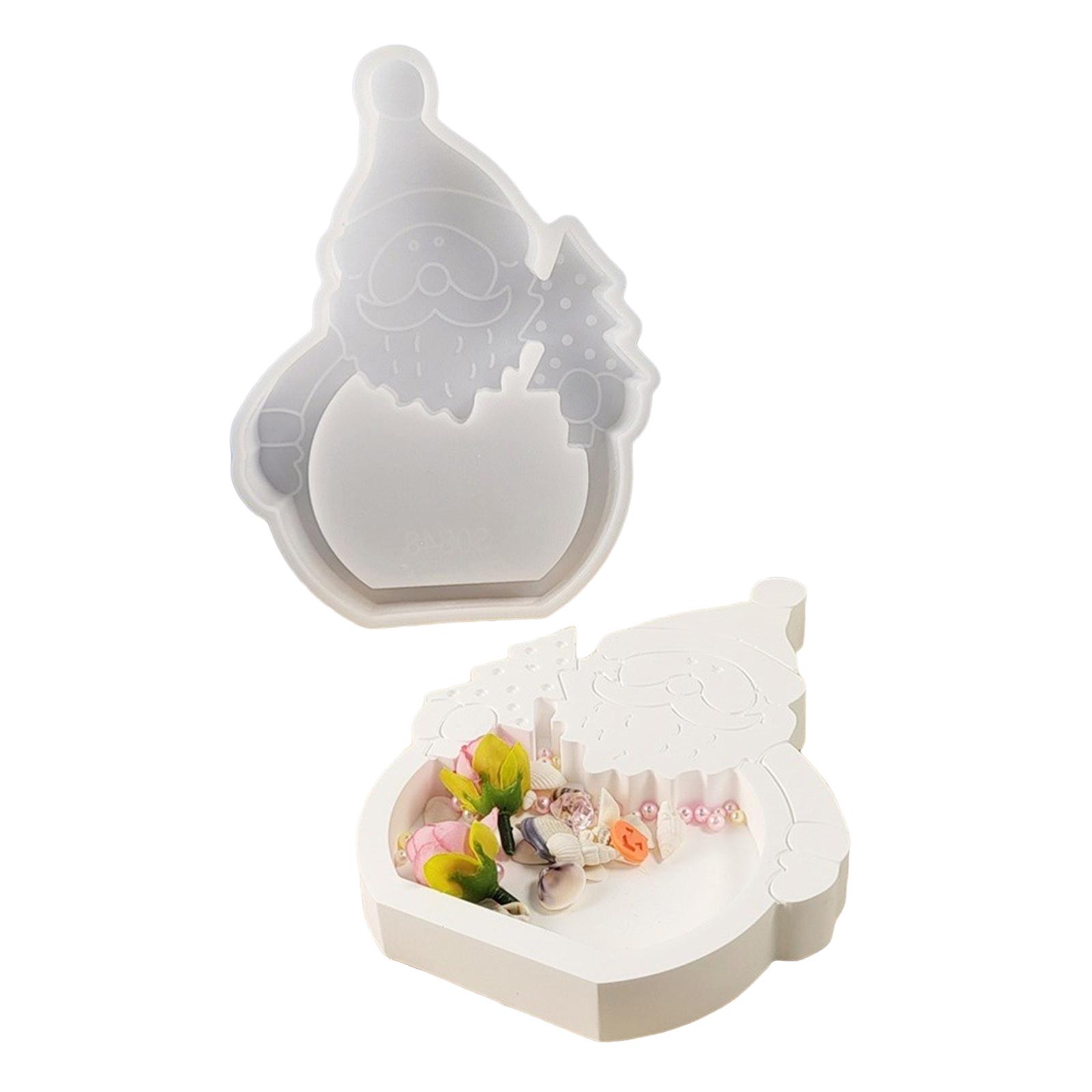 

Уникальная силиконовая форма для сервировочного подноса для вечеринок, форма для рождественского человечка, силиконовая текстура для украшения дома