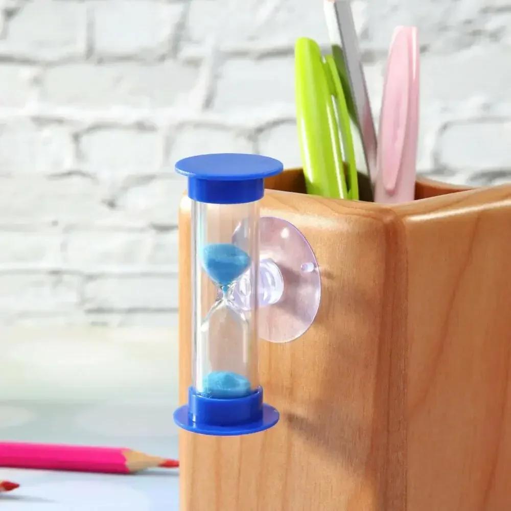 Children's Sand Clock Toothbrush Hourglass Timer Plastic Packaging Decoration Home Small Funnel Board Game Tool Anti-fall Watch
