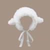 Cute Head Wrap Hair Bands for Ear Warmer Furry Lamb Ear Sheep Ear Plush Hat