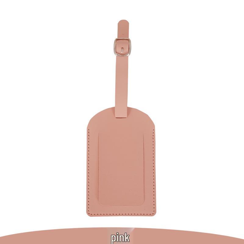 PU Leather Luggage Identification & Anti-Lost Tag for Suitcases