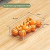 Refrigerator Organizer Boxes with Handles