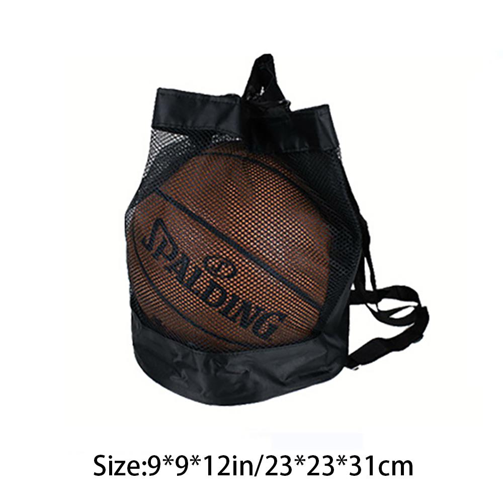 Basketball backpack, Oxford cloth shoulder crossbody bag, mesh bag, volleyball football bag, portable and lightweight