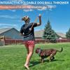 Long Scale Dog Ball Thrower Foldable Training Tool With Naught Beads Counter Slip Handle Perfect For Exercise And Engaging J0MC
