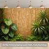 Cerca de Bambu Plantas Verdes Jardim Tropical Tapeçaria Pendurada na Parede Para Sala de Estar Quarto Decoração Paisagem Zen Natural Impressão de Artecasa