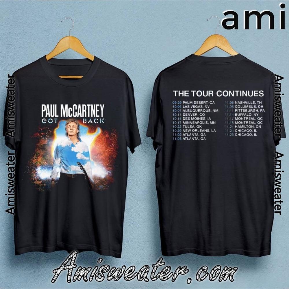 

Paul Mccartney Got Back The Tour Continues 2025 T-shirt T-shirt 2025 Size S-5XL Unisex T-Shirt M
