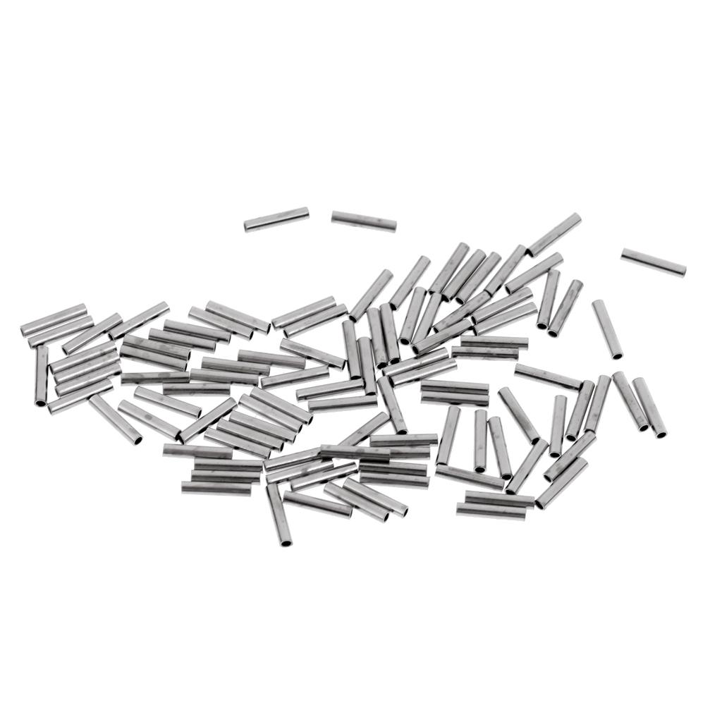 200pcs Crimping Loop Sleeve Various Sizes From 1.0mm - 2.0mm 1.4x8mm