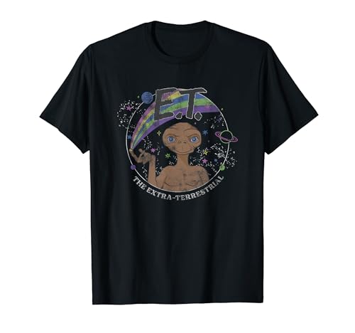 E.T. Extraterrestrial Space Rainbow Pride T-Shirt