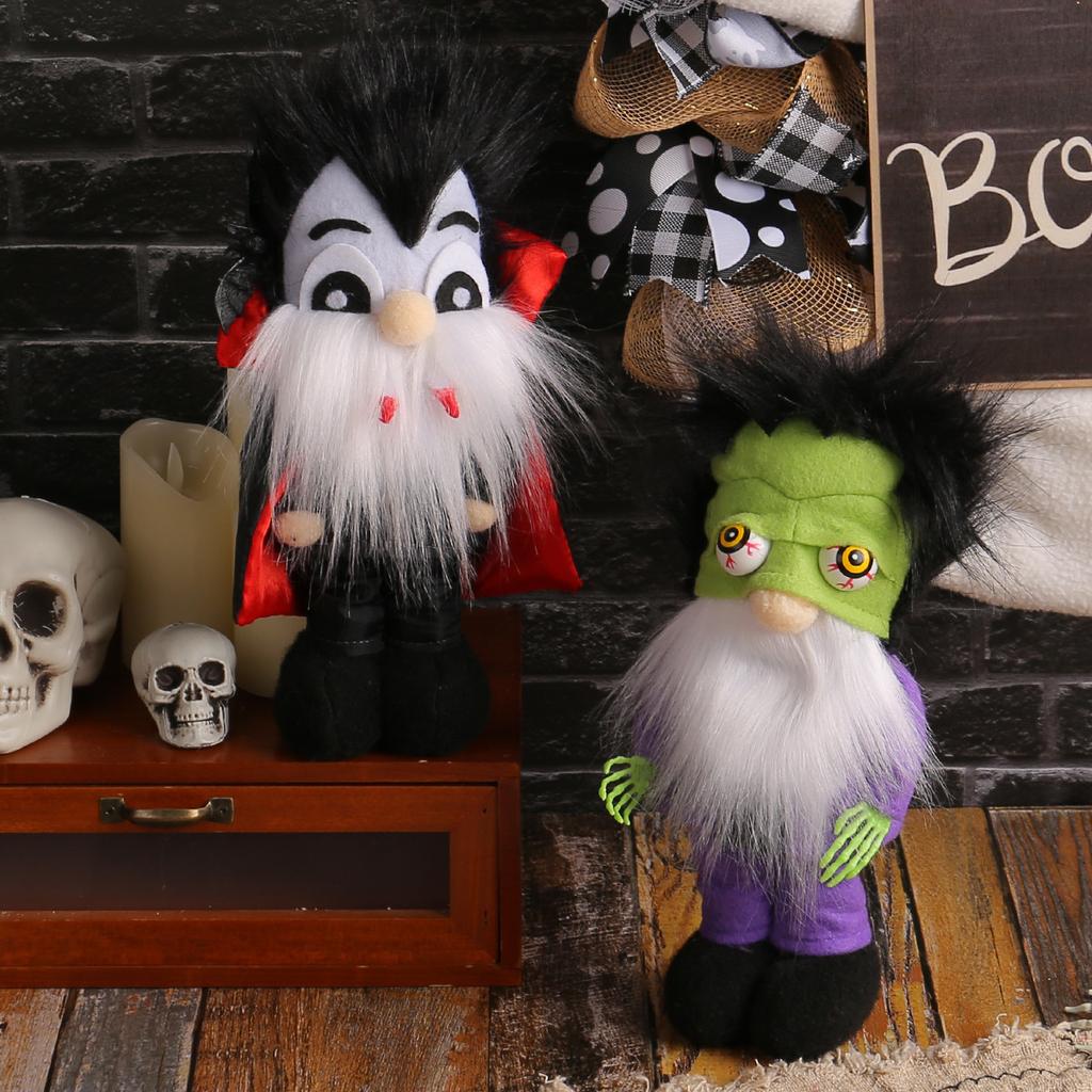 Halloween Vampire Doll Props Ornament Holiday Horror Standing Zombie Doll Doll Window Decoration