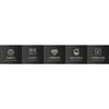 OUYAVEI Herren Automatische Mechanische Uhr Kalender Diamant-Inlay Leuchtend Edelstahl Business Armbanduhr