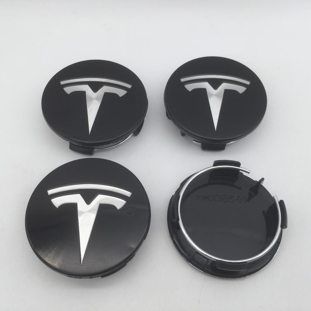 19+1pcs 57mm 56mm For Tesla Model 3 Model Y Model S X Car emblem Wheel hub Center Cap Badge covers Decals Styling accessories