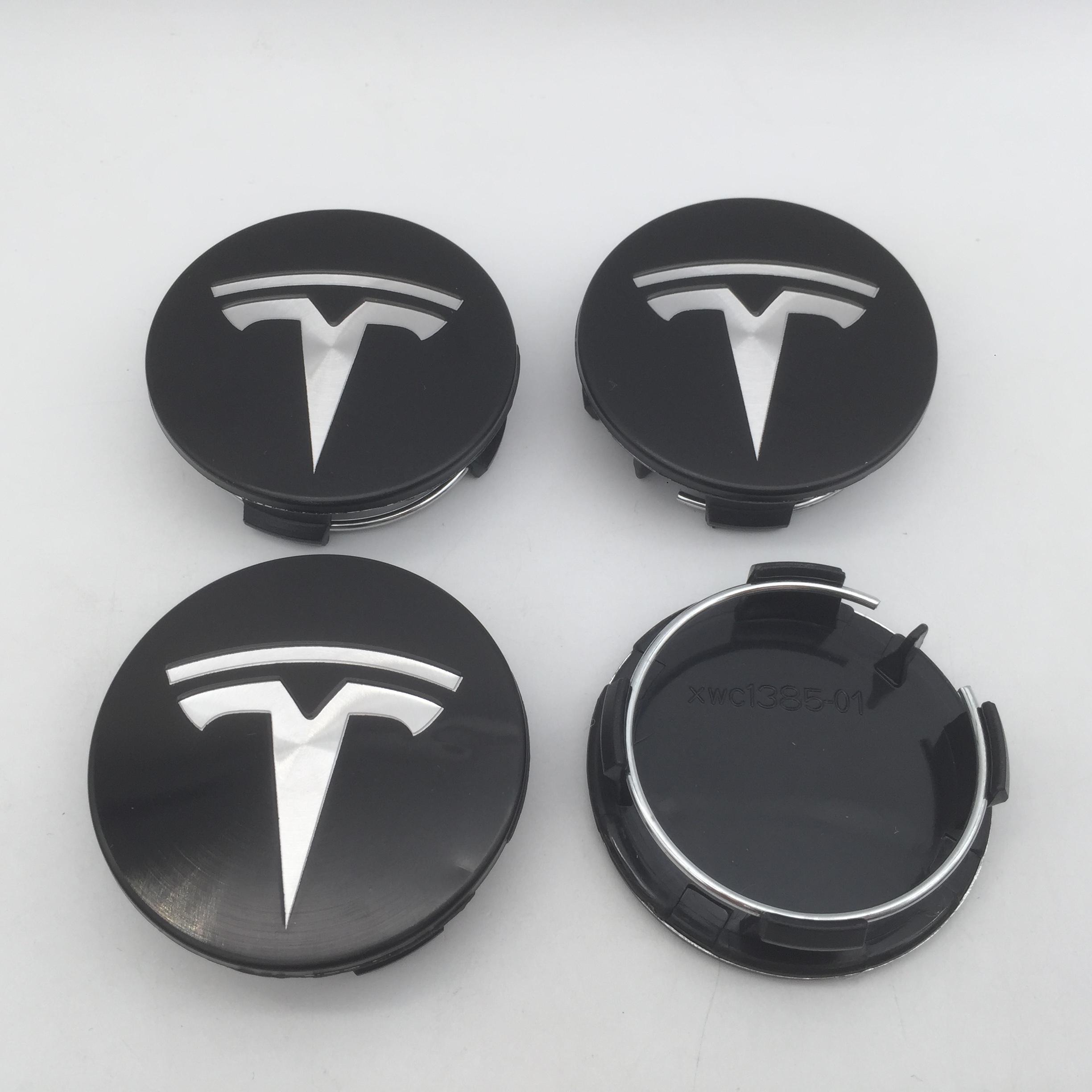 

19+1pcs 57mm 56mm For Tesla Model 3 Model Y Model S X Car emblem Wheel hub Center Cap Badge covers Decals Styling accessories