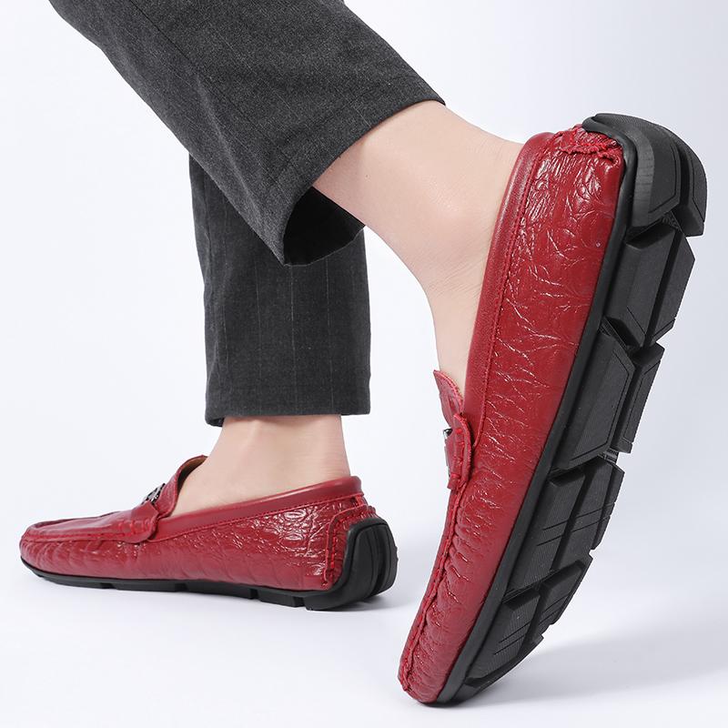 Мужская повседневная обувь из натуральной кожи — фото 5