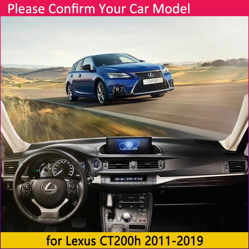 for Lexus CT200h 2011~ CT 200 200h F Sport Anti-Slip Mat Dashboard Cover Pad Sunshade Dashmat Carpet Accessories 2013 2014