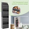 4 Layer Over The Door Hanging Organizer Quick Access Closet Present Wrap Holder With Removable Drawer Clothes Toys Doll Storage