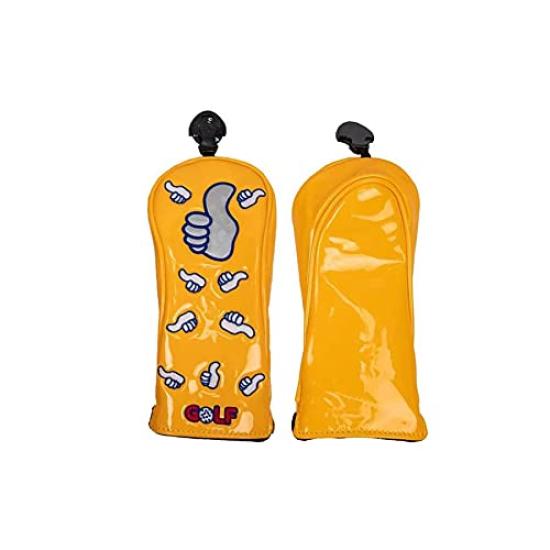 

GoodJob Golf Headcovers for and UTs Drivers, Woods, Utilities, (Yellow)