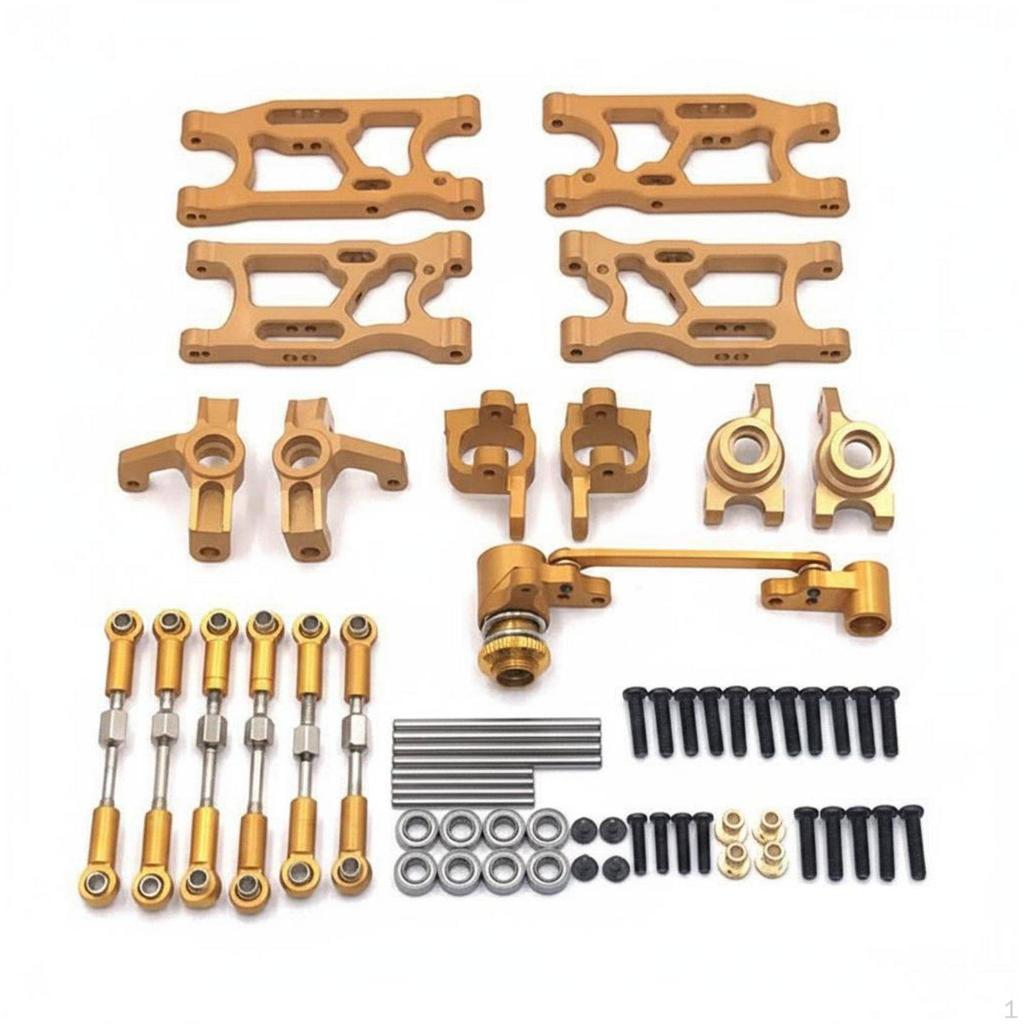 1/14 Scale RC Car Modification Parts Metal Upgrade Set for Hobbyists, Racers Blue