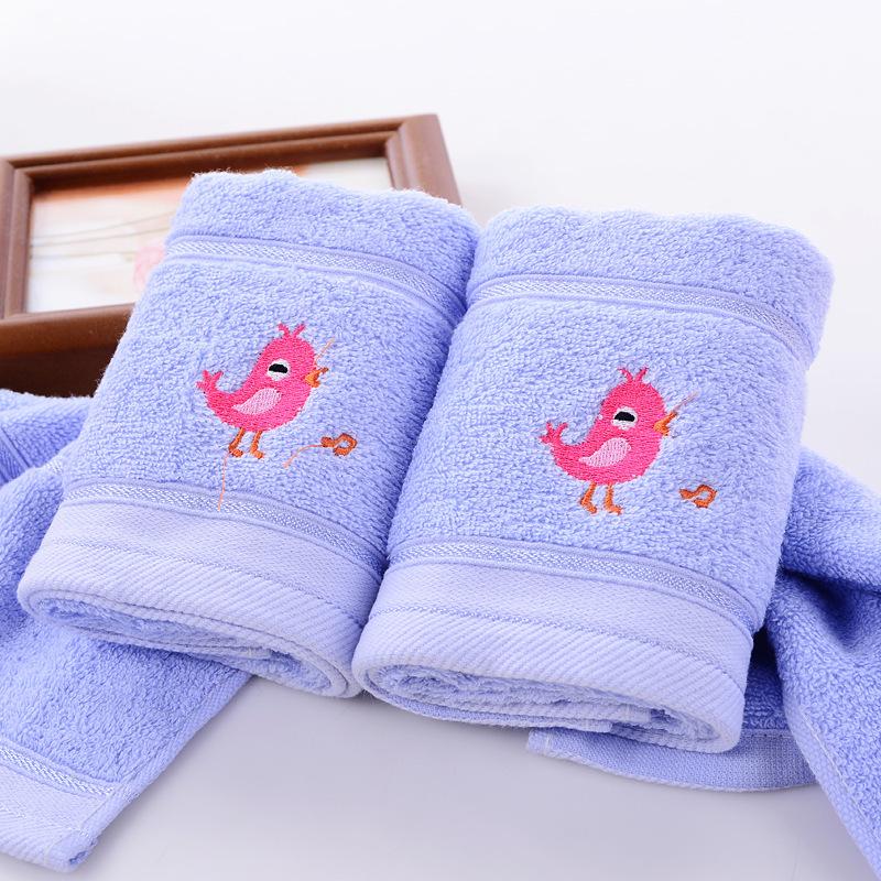 Jieliya Pure Cotton Cartoon Baby Face Wash Towel - Ultra-Absorbent Children's Towel