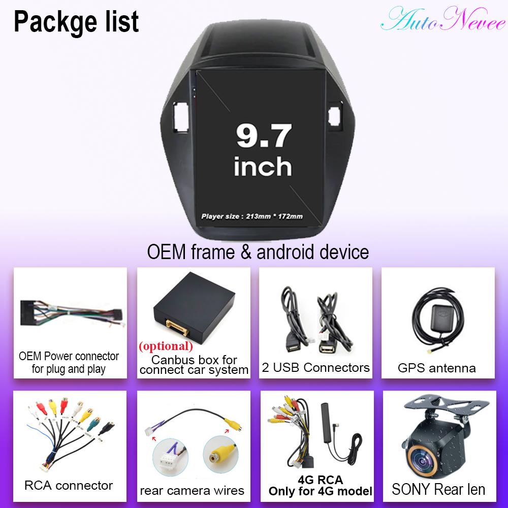 Android 14  Car Radio For Hyundai Tucson Ix35 Tucson Ix 2010-2015 Gps Navigation Multimedia Player Auto Radio DSP