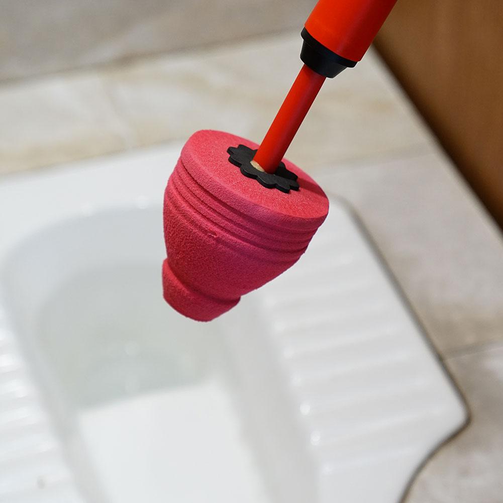 High Pressure Toilet Unblock One Shot Toilet Pipe Plunger Silicone Quickly Unblock Household Toilet Sewer Dredging Plunger