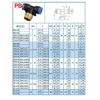 5 Stuks PCF/SL/PB/PC/PL Connector 1/8" 1/4" 3/4" 1/2" Schroefdraad Water Lucht Slang Fitting 6/8/10/12mm Luchtbuis Pneumatische Fitting auto Drukregelaars 5