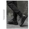 Men Winter Thickened Fleece Casual Soft Sole Elderly Cotton Padded Leather Shoes
