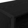 TV Stand 100 x 36.5 x 30.5 cm Black Oak Effect